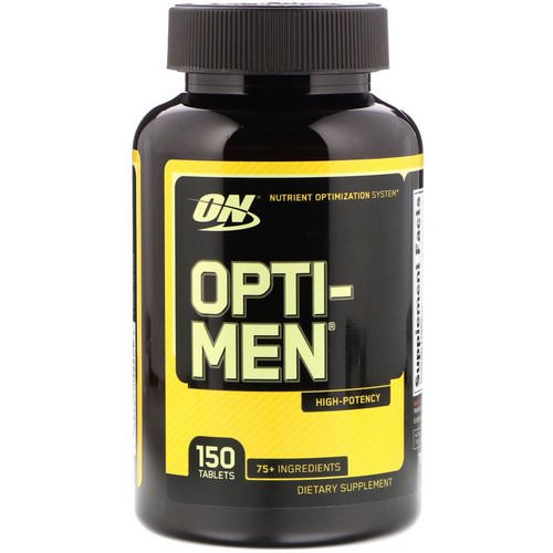 Optimum Nutrition, Opti-Men, 150 Tablets فوائد
