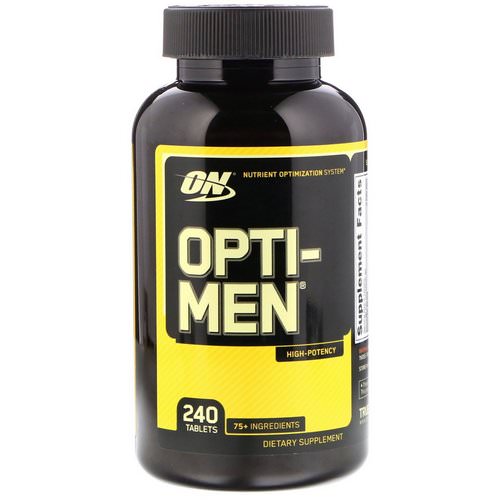 Optimum Nutrition, Opti-Men, 240 Tablets فوائد