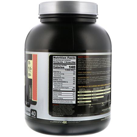 Optimum Nutrition, Platinum Hydro Whey, Supercharged Strawberry, 3.5 lbs (1,59 kg):بر,تين مصل الحليب هيدرليزيت, بر,تين مصل اللبن