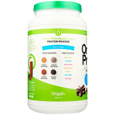 Orgain Plant Based Blends - البر,تين النباتي, النبات, التغذية الرياضية