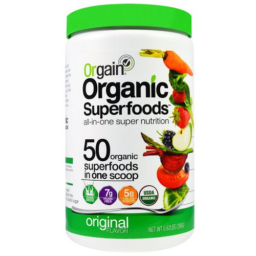 Orgain, Organic Superfoods, All-In-One Super Nutrition, Original Flavor, 0.62 lbs (280 g) فوائد