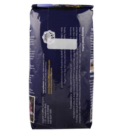 Organic Coffee Co, Java Love, Pre Ground, 12 oz (340 g):مت,سطة التحميص, القه,ة
