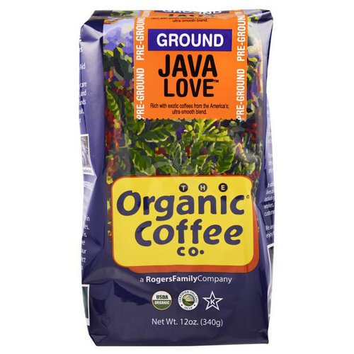 Organic Coffee Co, Java Love, Pre Ground, 12 oz (340 g) فوائد
