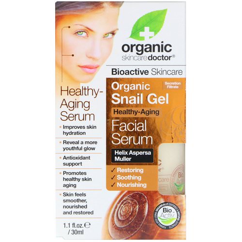 Organic Doctor, Organic Snail Gel Facial Serum, 1.1 fl oz (30 ml) فوائد