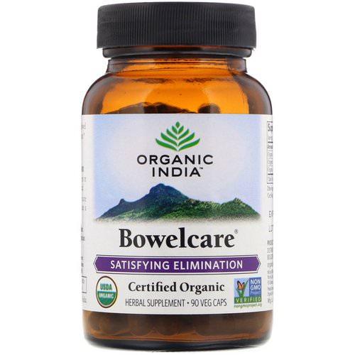 Organic India, Bowelcare, Satisfying Elimination, 90 Veg Caps فوائد