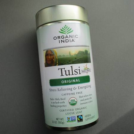 Organic India Tulsi Tea Herbal Tea - شاي الأعشاب, شاي Tulsi