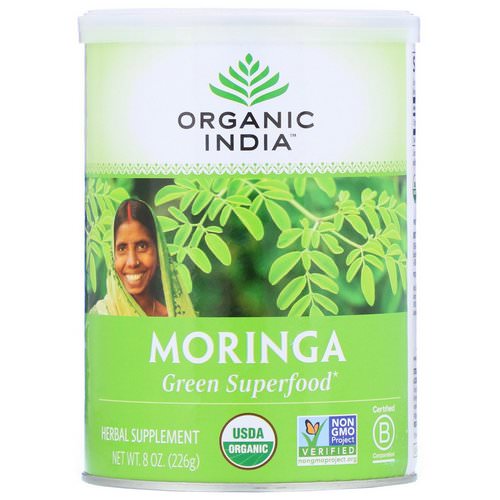 Organic India, Moringa, 8 oz (226 g) فوائد
