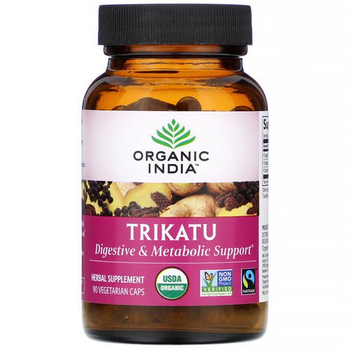 Organic India, Trikatu, 90 Vegetarian Caps فوائد