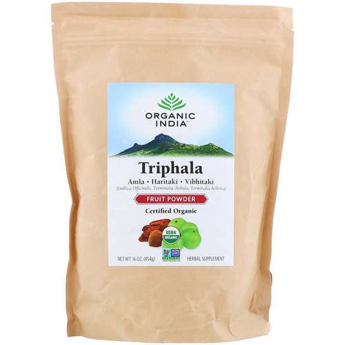 Organic India, Triphala, Fruit Powder, 16 oz (454 g) فوائد
