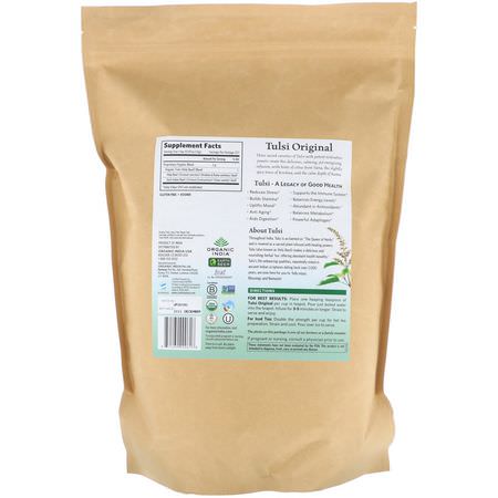 Organic India, Tulsi Loose Leaf Tea, Original, Caffeine-Free, 16 oz (454 g):شاي الأعشاب, شاي Tulsi