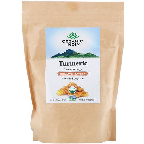Organic India, Turmeric Rhizome Powder, 16 oz (454 g) فوائد