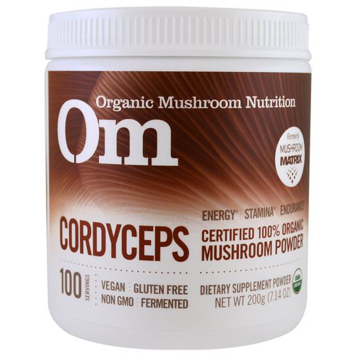 Organic Mushroom Nutrition, Cordyceps, Mushroom Powder, 7.14 oz (200 g) فوائد