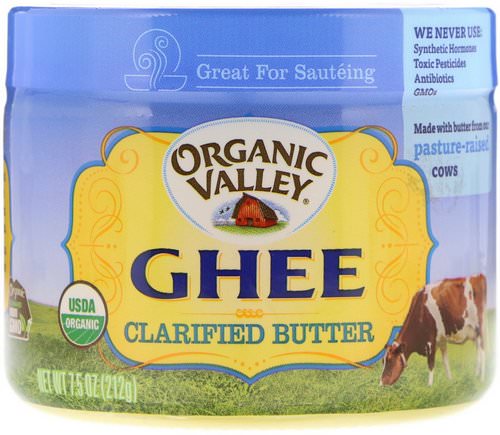 Organic Valley, Ghee Clarified Butter, 7.5 oz (212 g) فوائد