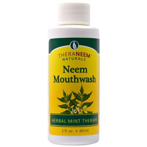 Organix South, TheraNeem Naturals, Herbal Mint Therape, Neem Mouthwash, 2 fl oz (60 ml) فوائد