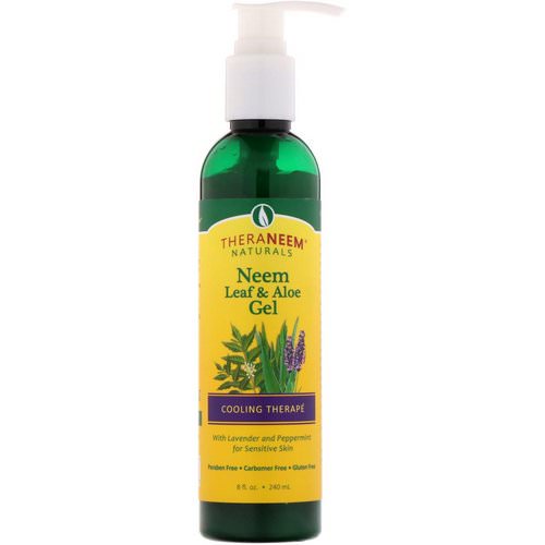 Organix South, TheraNeem Naturals, Neem Leaf & Aloe Gel, Cooling Therape, 8 fl oz (240 ml) فوائد