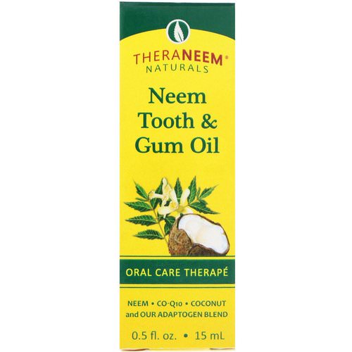 Organix South, TheraNeem Naturals, Neem Tooth & Gum Oil, Oral Care Therape, 0.5 fl oz (15 ml) فوائد