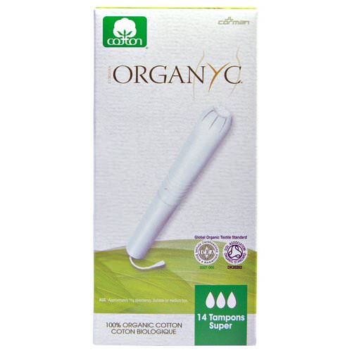 Organyc, Organic Tampons, 14 Super Absorbency Tampons فوائد