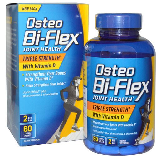 Osteo Bi-Flex, Joint Health, Triple Strength + Vitamin D, 80 Coated Tablets فوائد