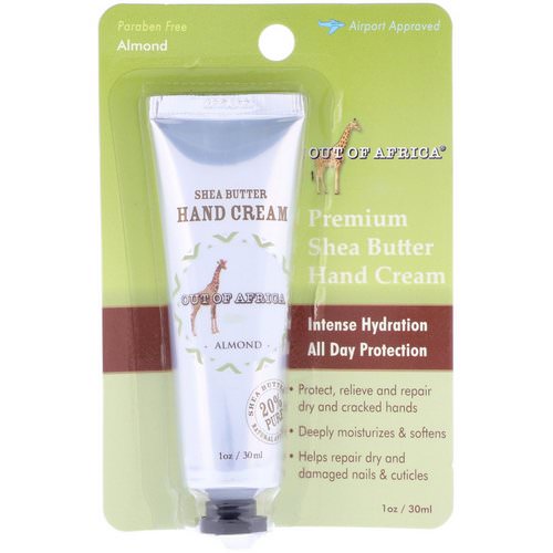 Out of Africa, Premium Shea Butter Hand Cream, Almond, 1 oz (30 ml) فوائد