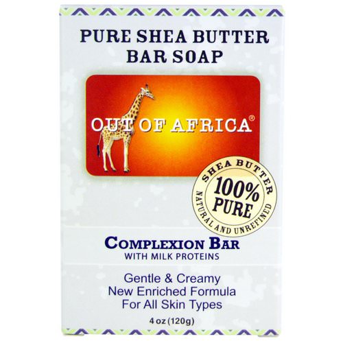 Out of Africa, Pure Shea Butter Bar Soap, Complexion Bar, 4 oz (120 g) فوائد