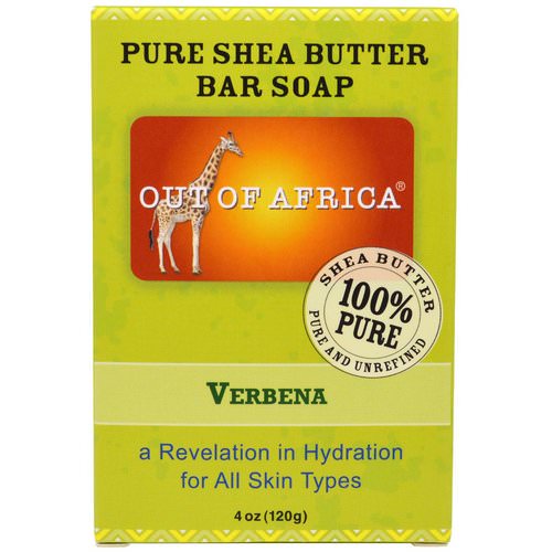 Out of Africa, Pure Shea Butter Bar Soap, Verbena, 4 oz (120 g) فوائد