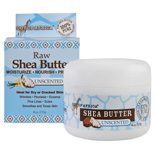 Out of Africa, Raw Shea Butter, Unscented, 4 oz (113 g) فوائد