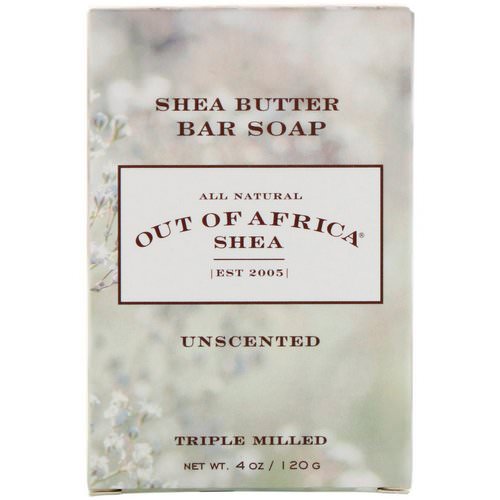 Out of Africa, Shea Butter Bar Soap, Unscented, 4 oz (120 g) فوائد