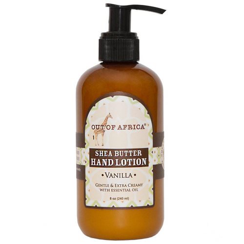 Out of Africa, Shea Butter Hand Lotion, Vanilla, 8 oz (230 ml) فوائد