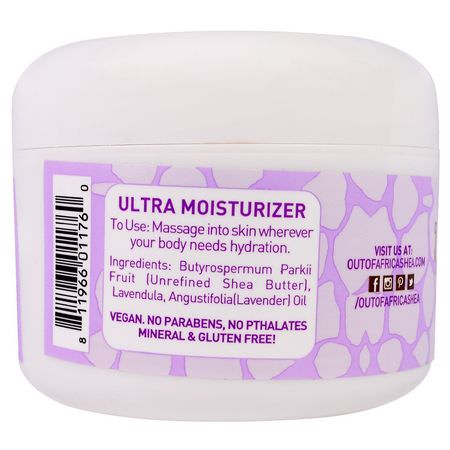 Out of Africa, Raw Shea Butter, Lavender, 8 oz (227 g):الأكزيما, علاج الجلد