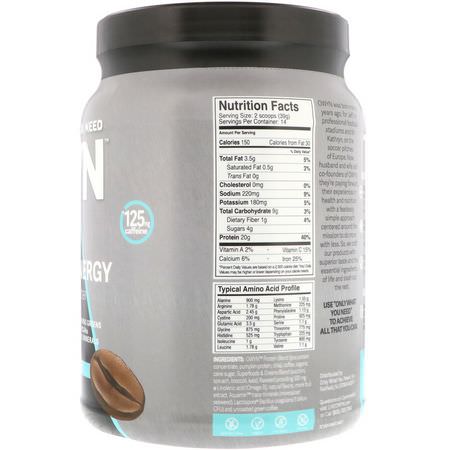 OWYN, Ultimate Wellness + Energy, 100% Plant-Based Powder, Cold Brew Coffee, 1.2 lb (546 g):البر,تين النباتي, المصنع