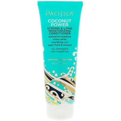 Pacifica, Coconut Power, Strong & Long Moisturizing Conditioner, 8 fl oz (236 ml) فوائد