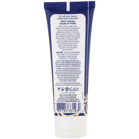 Pacifica, Coconut Probiotic, Technology Water Rehab Cream, 1 fl oz (29 ml):ج,ز الهند للعناية بالبشرة, الكريمات