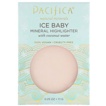 Pacifica, Ice Baby Mineral Highlighter, 0.25 oz (7.1 g):تمييز, الخدين