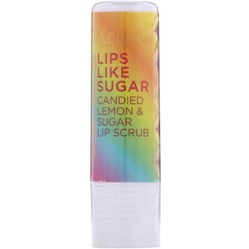 Pacifica, Lips Like Sugar, Candied Lemon & Sugar Lip Scrub, 0.15 oz (4.2 g) فوائد