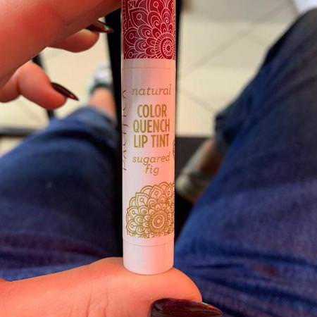 Pacifica, Natural Color Quench Lip Tint, Sugared Fig, 0.15 oz (4.25 g):مل,ن, مرطب للشفاه