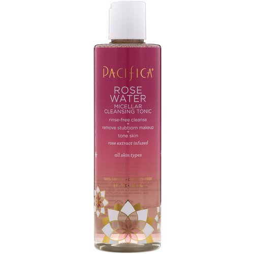 Pacifica, Rose Water, Micellar Cleansing Tonic, 8 fl oz (236 ml) فوائد