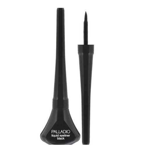Palladio, Liquid Eyeliner, Black, 0.13 fl oz (3.8 ml) فوائد