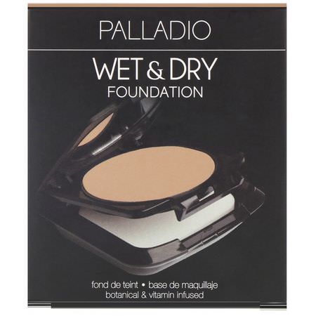 Palladio, Wet & Dry Foundation, Everlasting Tan, 0.28 oz (8 g):Liquid Foundation, وجه