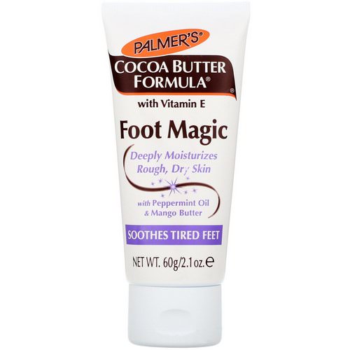 Palmer's, Cocoa Butter Formula, Foot Magic, with Peppermint Oil & Mango Butter, 2.1 oz (60 g) فوائد