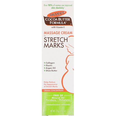 Palmer's, Cocoa Butter Formula, Massage Cream for Stretch Marks, 4.4 oz (125 g):الند,ب ,علامات الإمتداد