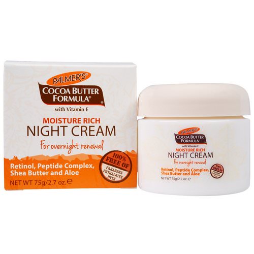 Palmer's, Cocoa Butter Formula, Moisture Rich Night Cream, 2.7 oz (75 g) فوائد