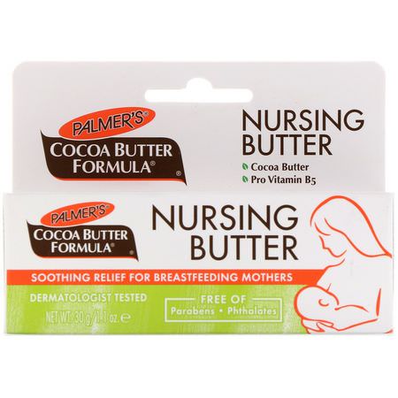 Palmer's, Cocoa Butter Formula, Nursing Butter, 1.1 oz (30 g):بلسم, كريمات الحلمة