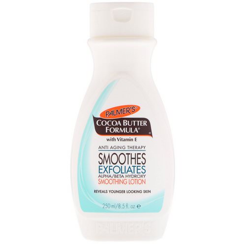 Palmer's, Cocoa Butter Formula, with Vitamin E, Alpha/Beta Hydroxy Smoothing Lotion, 8.5 fl oz (250 ml) فوائد