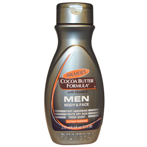 Palmer's, Cocoa Butter Formula with Vitamin E, Body & Face, Men, 8.5 fl oz (250 ml) فوائد