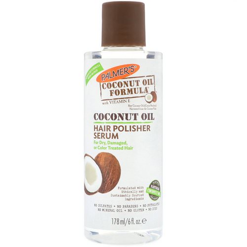 Palmer's, Coconut Oil Formula, Hair Polisher Serum, 6 fl oz (178 ml) فوائد