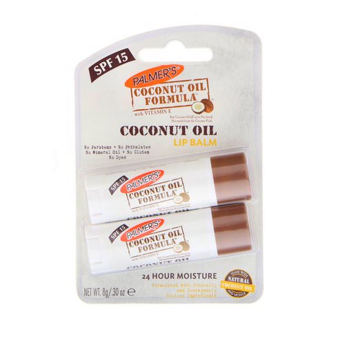 Palmer's, Coconut Oil Lip Balm, SPF 15, 2 Pack, 0.30 oz (0.8 g) فوائد