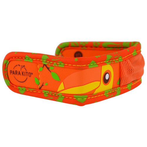 Para'kito, Mosquito Repellent Band + 2 Pellets, Kids, Toucan, 3 Piece Set فوائد