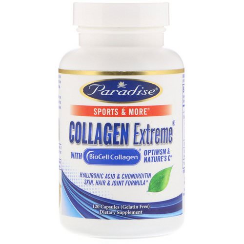 Paradise Herbs, Collagen Extreme with BioCell Collagen, 120 Capsules فوائد