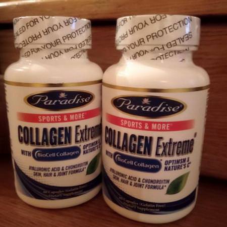 Paradise Herbs, Collagen Extreme with BioCell Collagen, 60 Capsules