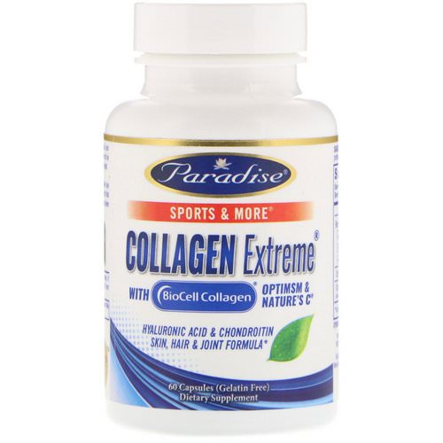 Paradise Herbs, Collagen Extreme with BioCell Collagen, 60 Capsules فوائد